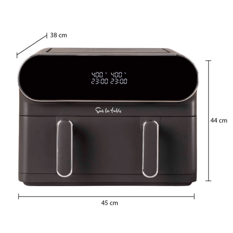 Sur La Table Kitchen Essentials Freidora de aire de doble cesta de 11  cuartos – Yaxa Colombia