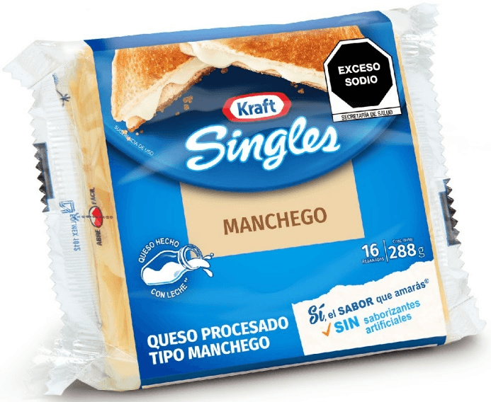 Kraft Queso Manchego Kraft Singles Manchego 288 G - H-E-B México