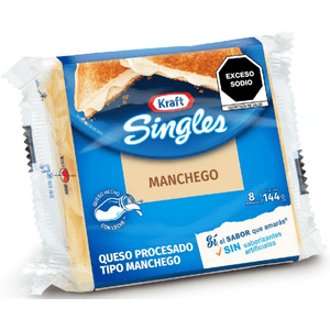 Queso Manchego Kraft Singles Queso Manchego 144 Gr