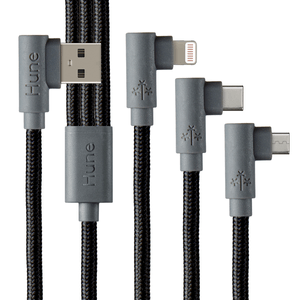 Hune Cable Hiedra 3 en 1 Color Roca