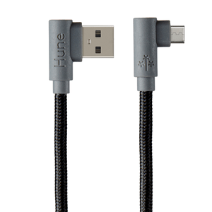 Hune Cable Hiedra USB a Micro USB Color Roca 1 pz