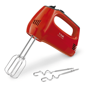 T-Fal Batidora Manual 5 Velocidades Quick Mix 300 W Color Rojo 1 pz