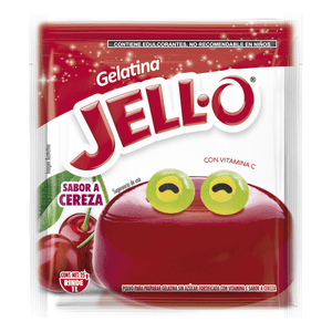 Jello Gelatina en Polvo Cereza 25 g