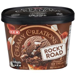 HEB Helado Rocky Road 1.89 L