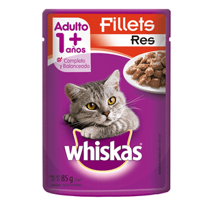 Whiskas Alimento Húmedo Gato Res 85 g Whiskas Alimento Húmedo Gato Pescado 85 g