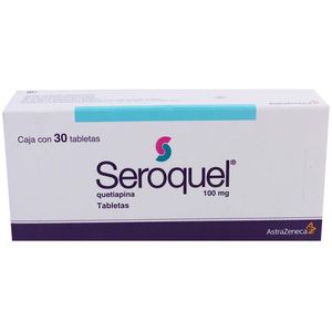 Seroquel 100 Mg C/30 Tab Quetiapina 30 Pz