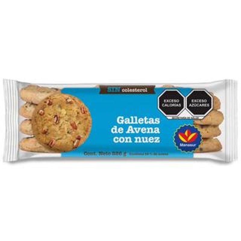 Galletas de avena con pasas y nuez