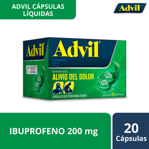 Advil Analgesico 200 Mg con 20 pz