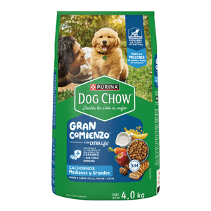 Purina Dog Chow Alimento Seco Cachorros Medianos y Grandes Bulto de 4 kg