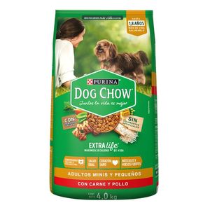 Purina Dog Chow Alimento Seco Perros Adultos Minis y Pequeños Bulto de 4 kg