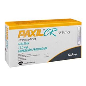 Paxil-Cr 12.5 Mg Tab 10 Paroxetina 10 Pz