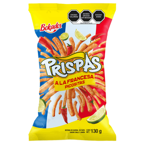 Prispas a la Francesa Sabor Chile Y Limón 130 Gr