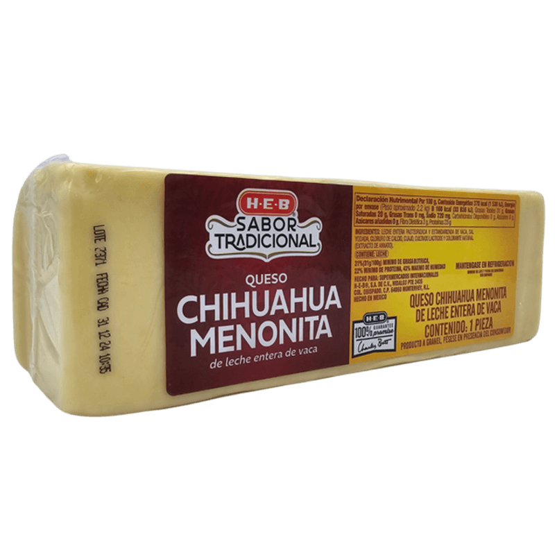 HEB Sabor Tradicional Queso Menonita Granel 1 Kg - H-E-B México