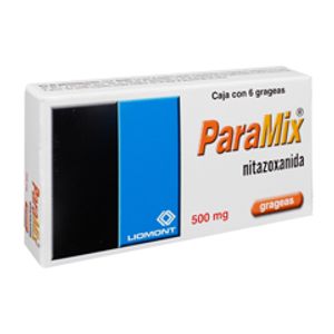 Paramix 500 Mg 6 Gra Nitazoxanida 6 Pz