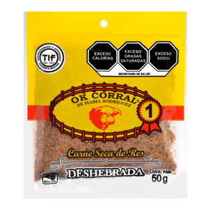 Ok Corral Carne Seca de Res Deshebrada 50 g