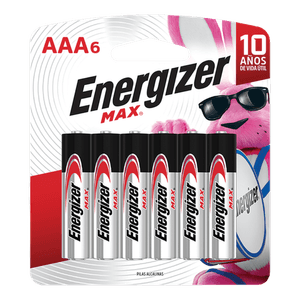 Pila Alcalina Energizer Max AAA 4+2 1 Pz