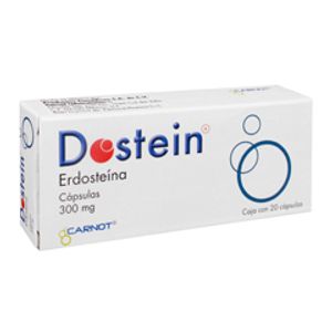 Dostein 300 Mg C/ 20 Cap Erdosteina 20 Pz