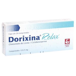 Dorixina-Relax 125/5mg Comprimidos 20 Pz