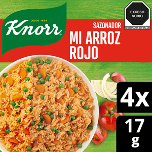 Sazonador Mi Arroz Rojo Jitomate, Ajo Y Cebolla 48 Gr