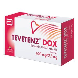 Tevetenz-Dox 600/12.5 Mg 14 Tabletas 14 Pz