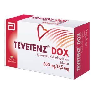 Tevetenz-Dox 600/12.5 Mg 28 Tabletas 28 Pz