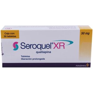 Seroquel Xr 50 Mg C/30 Tab Lib. Prol. Quetiapina 30 Pz