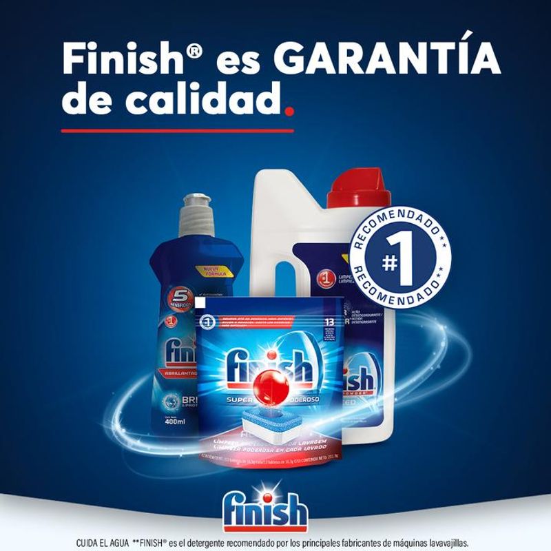 Detergente lavavajillas Finish Tabletas 13 unid, - Olímpica