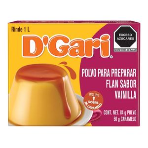 D'Gari Flan Vainilla 134 g