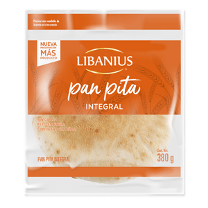 Libanius Pan Pita Integral 380 g