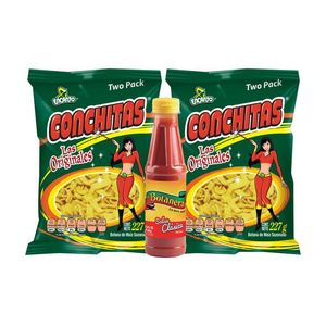 Conchitas Originales Two Pack con Salsa 454 Gr