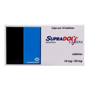 Supradol-Cafeina 10mg/50mg 10 pz Supradol-Cafeina 10mg/50mg  10 Pz