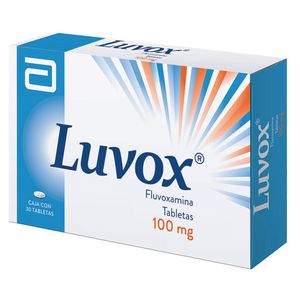 Luvox 100 Mg Tab 30 Fluvoxamina 30 Pz