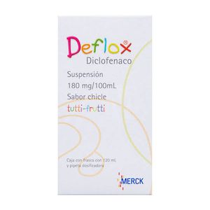 Merck Deflox Pediatrico 180 mg Suspensión Oral 120 ml