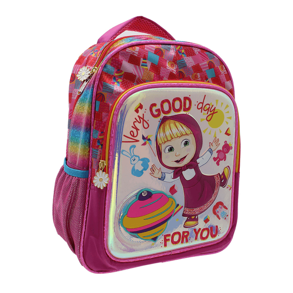 Mochila Escolar Ruz Stitch Niña 3D Metalico Pack Tirantes