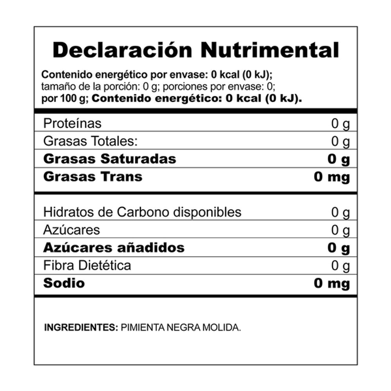 Pimienta Negra McCormick Molida 64 g