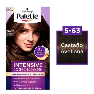 Tinte para cabello Palette Color Creme Castaño Avellana 5-63 Tinte Palette Avellana Tinte Para Cabello Palett 50 Ml