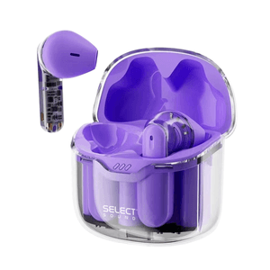 Audífonos Tws Bluetooth Crystal Morado Bth040m 1 Pz