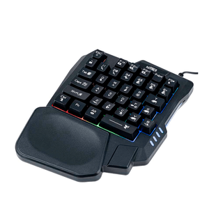 Teclado Gamer Usb Una Sola Mano Para Computadora 1 Pz