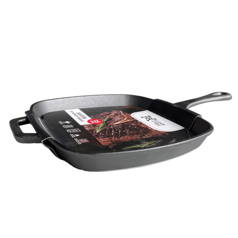 Kitchen & Table Sartén 28 cm Negro Aluminio Forjado con punto de calor 1 pz  - H-E-B México