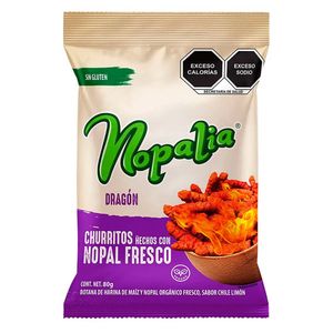 Nopalia Churritos Dragón 80 g