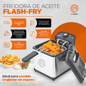 Master Chef Freidora de Aceite Acero 1.5 L 1 pz