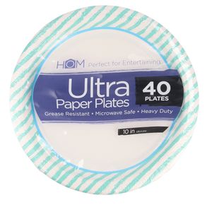 Plato Ultra 10in 40pz 40 Pz