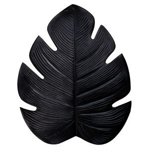 Mantel Individual Hoja Eva Negro 37cm 1 Pz