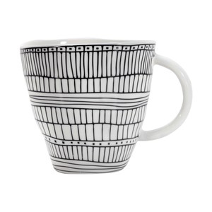 Taza de Porcelana Blanco 400ml 1 Pz