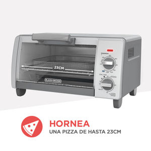 Horno Tostador B+D Metalico 4 Rebanadas, 11 Lts. 1 Pz