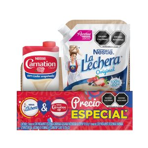 Pack la Lechera 670g + Carnation 720g 1.39 Kg