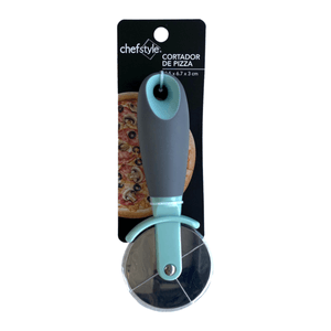 Cortador de Pizza Chefstyle Gris Y Azul 18.5*6.7 1 Pz