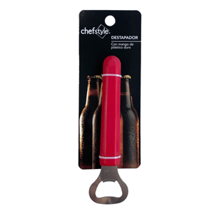 Destapador Chefstyle Rojo 14*4.5*1.5 Cm 1 Pz