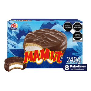 Galletas Mamut Chocolate 8 paketines 240 g