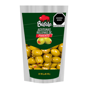 Búfalo Aceituna Rellenas de Pimiento 190 g